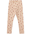 Wheat Leggings - Rib - Jules - Rose Water Flowers