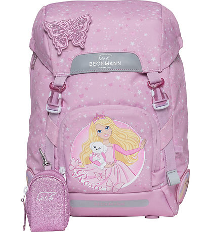 Beckmann Skoletaskesæt - Classic Maxi - Rosie - Pink