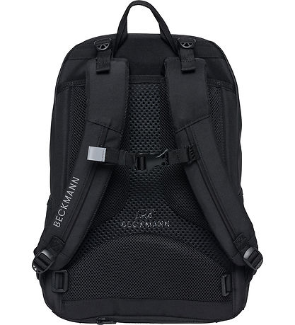 Beckmann Skoletaske - Sport Junior - Black Coated - Sort