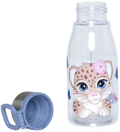 Beckmann Drikkedunk - 400 ml - Cheetah - Mørkeblå