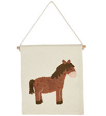 Smallstuff Vægdekoration - 27x24 cm - Horse