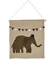 Smallstuff Wall Decoration - 37x33 cm - Elephants Celebration
