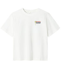Name It T-shirt - NkmFonnot - Bright White/SPAGHETTI