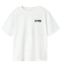 Name It T-shirt - NkmZulla - Noos - Bright White/GULF COAST