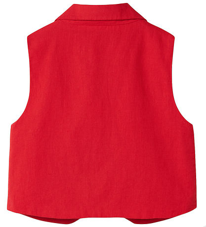 Name It Vest - NkfFalinnen - Kort - Chinese Red