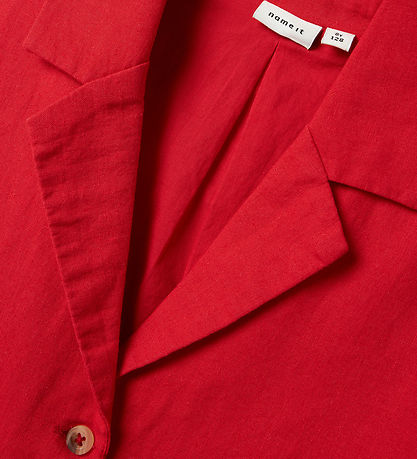 Name It Vest - NkfFalinnen - Kort - Chinese Red