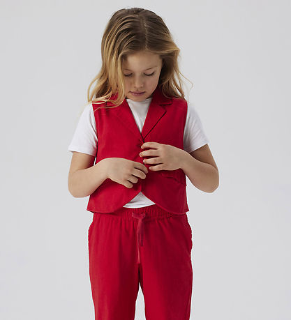 Name It Vest - NkfFalinnen - Kort - Chinese Red