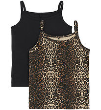 The New Undertrøjer - 2-pak - Black Beauty/Leopard