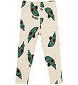 The New Siblings Leggings - Rib - TnstNevi - White Swan/Green w.