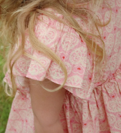 Konges Sløjd Kjole - Ava Bow - Lacy Pink