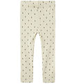Lil' Atelier Leggings - Rib - NmfGago - Turtledove