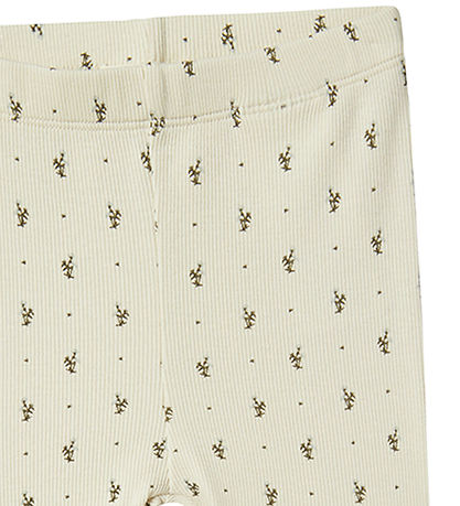 Lil' Atelier Leggings - Rib - NmfGago - Turtledove