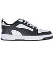 Puma Sko - Rebound V6 Lo Jr - Hvid/Sort