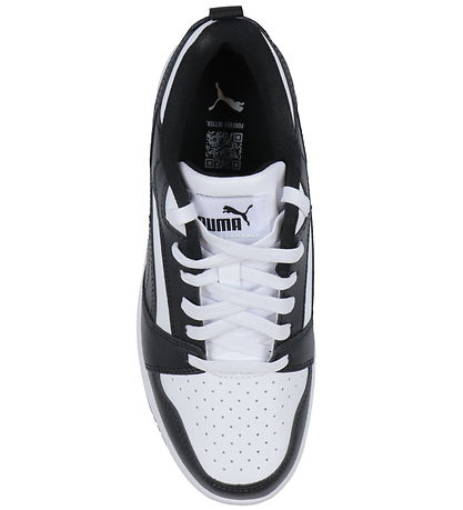 Puma Sko - Rebound V6 Lo Jr - Hvid/Sort