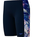 Speedo Badebukser - Digital Panel Jammer - Navy m. Hajer
