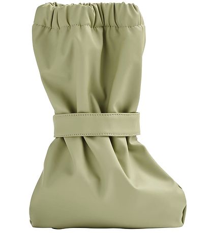Wheat Overtrækssko m. Fleece - PU - Como - Green Tea