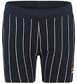 Fila Shorts - Leczna - Black Iris/Bright White Striped
