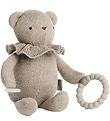 Smallstuff Aktivitets Bamse - Strik - 17 cm - Nature