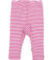 Joha Leggings - Rib - Uld/Silke - Off White/Pink