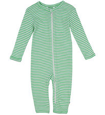 Joha Heldragt - Rib - Uld/Silke - Off White/Grøn