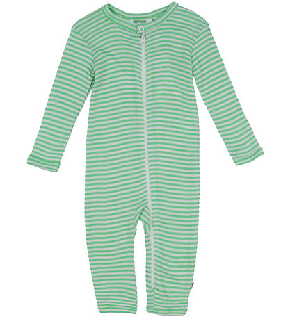 Joha Heldragt - Rib - Uld/Silke - Off White/Grøn