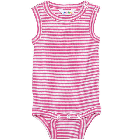 Joha Body u/æ - Rib - Uld/Silke - Off White/Pink