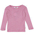 Joha Bluse - Rib - Wolle/Seide - Off White/Pink