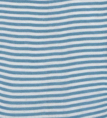 Joha Body u/æ - Rib - Uld/Silke - Off White/Blå