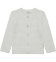 Gilet Hust and Claire - Tricoté - Objectif - White av. Pointelle