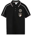 BOSS Polo - Team Boss - Sort m. Rosa