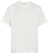 Grunt T-shirt - GrLyish - Hvid/Brun m. Print