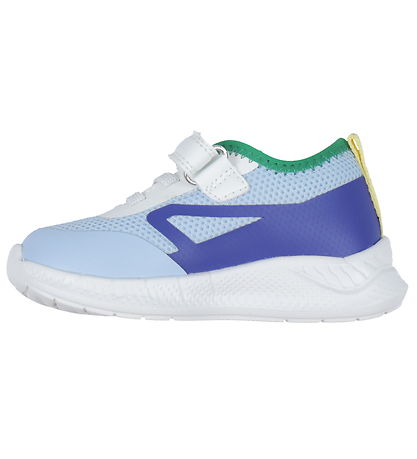 Tommy Hilfiger Sko - Lace Up/velcro Sneaker - Lyseblå/Grøn