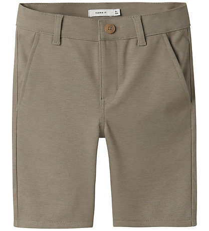 Name It Shorts - NkmSilas - Weathered Teak/PATTERN