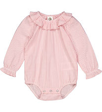 Müsli Body l/æ - Seersucker Stripe - Balsam cream/Bubblegum