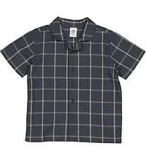 Müsli Skjorte - Check - Night Blue/Cashmere