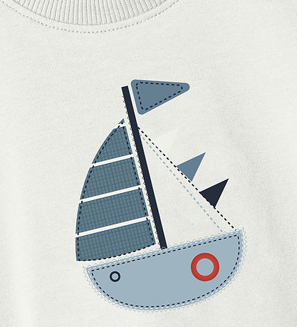 Name It T-shirt - NbmFlorin - 2-pak - Spring Lake/Cloud Dancer