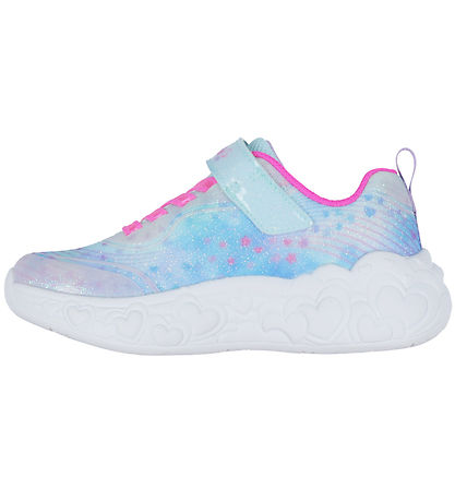 Skechers Sko m. Lys - Eternal Heart Lights - Blå/Multi