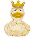 Badeand - And m. Krone - Glitter Guld