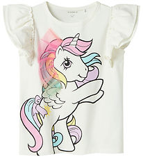 Name It T-shirt - NmfMika - Cloud Dancer
