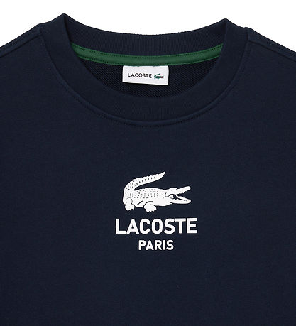 Lacoste Sweatshirt - Blue Marine m. Logo