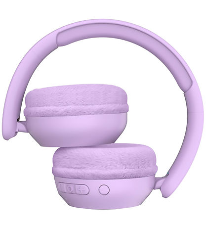 Lalarma Høretelefoner m. Lys - Trådløs - 85db - Lilla
