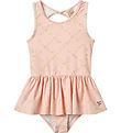 Wheat Swimsuit - UV40+ - Erna - Powder Checked Flowers