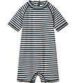 Wheat Badeheldragt - UV40+ - Cas - Blue Stripe