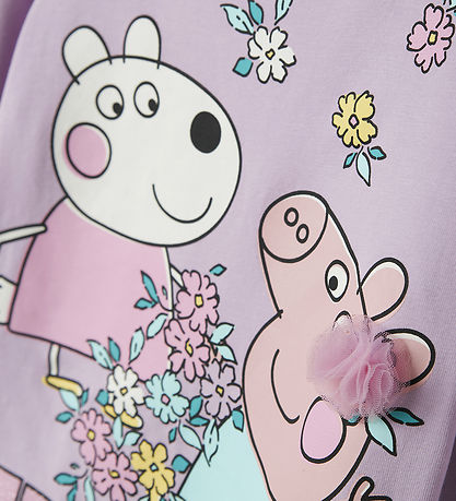 Name It Bluse - NmfFiffi - Peppa Pig - Orchid Bloom