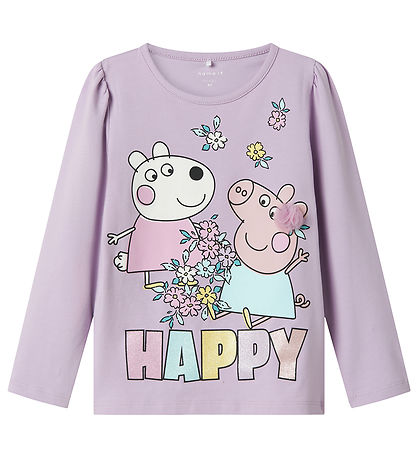 Name It Bluse - NmfFiffi - Peppa Pig - Orchid Bloom