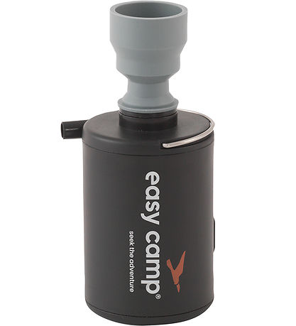 Easy Camp Pumpe - Genopladelig - Allium - Sort