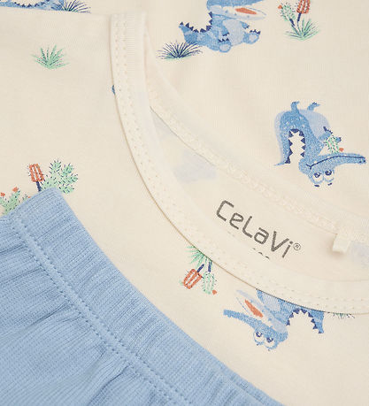 CeLaVi Nattøj - 2-delt - Dusty Blue