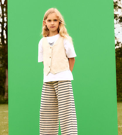 Name It T-shirt - NkfDane - Bright White m. Sommerfugl