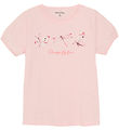 Minymo T-shirt - Rosen Quartz m. Print