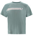 EA7 T-shirt - Spaljé m. Vit